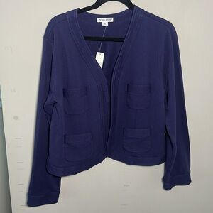 Pendleton Women's Purple Cropped Blazer Nee With Tags